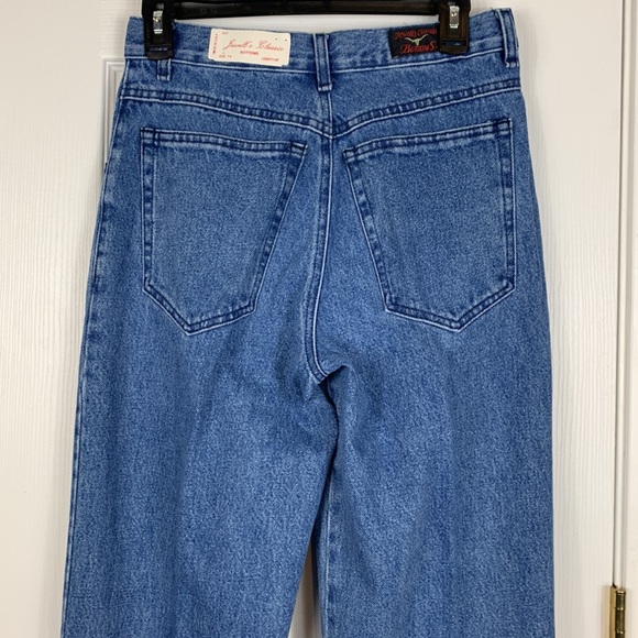 NWT Jewell’s Classic Bottoms blue jeans size 7-8, inseam 36” - Picture 6 of 10